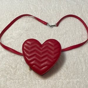 Forever 21 Heart Shaped belt bag/crossbody